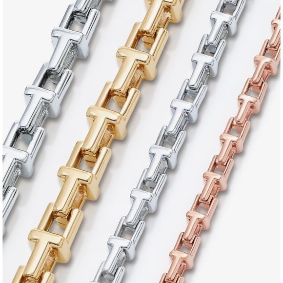 RARE Tiffany & Co. 18k Yellow Gold Wide T Link Bracelet 31g - Picture 8 of 8